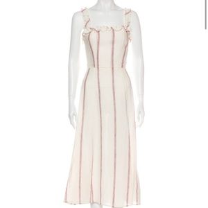 Reformation linen dress size 0